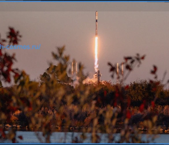 Запуск Falcon 9 от SpaceX: 29 спутников Starlink выведены на низкую околоземную орбиту