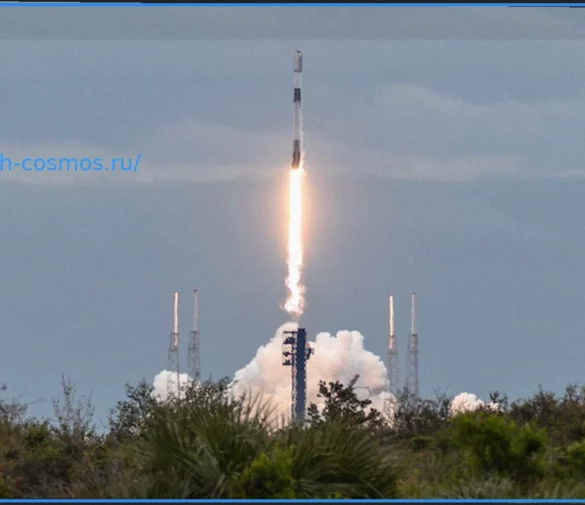 Запуск 29 спутников Starlink ракетой Falcon 9 в День святого Патрика