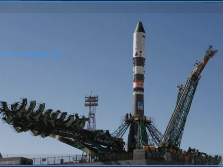 Запуск Прогресс МС-34 с Байконура для доставки грузов на МКС