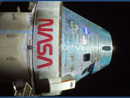 Космический корабль «Орион» направляется к историческому облету Луны в рамках миссии Artemis II